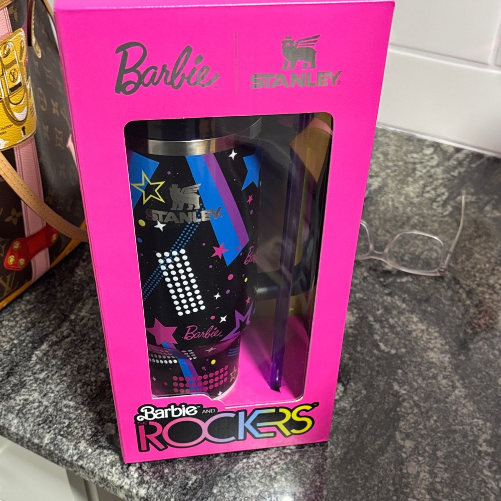 Stanley Barbie Rockers Tumbler with Star Patterns